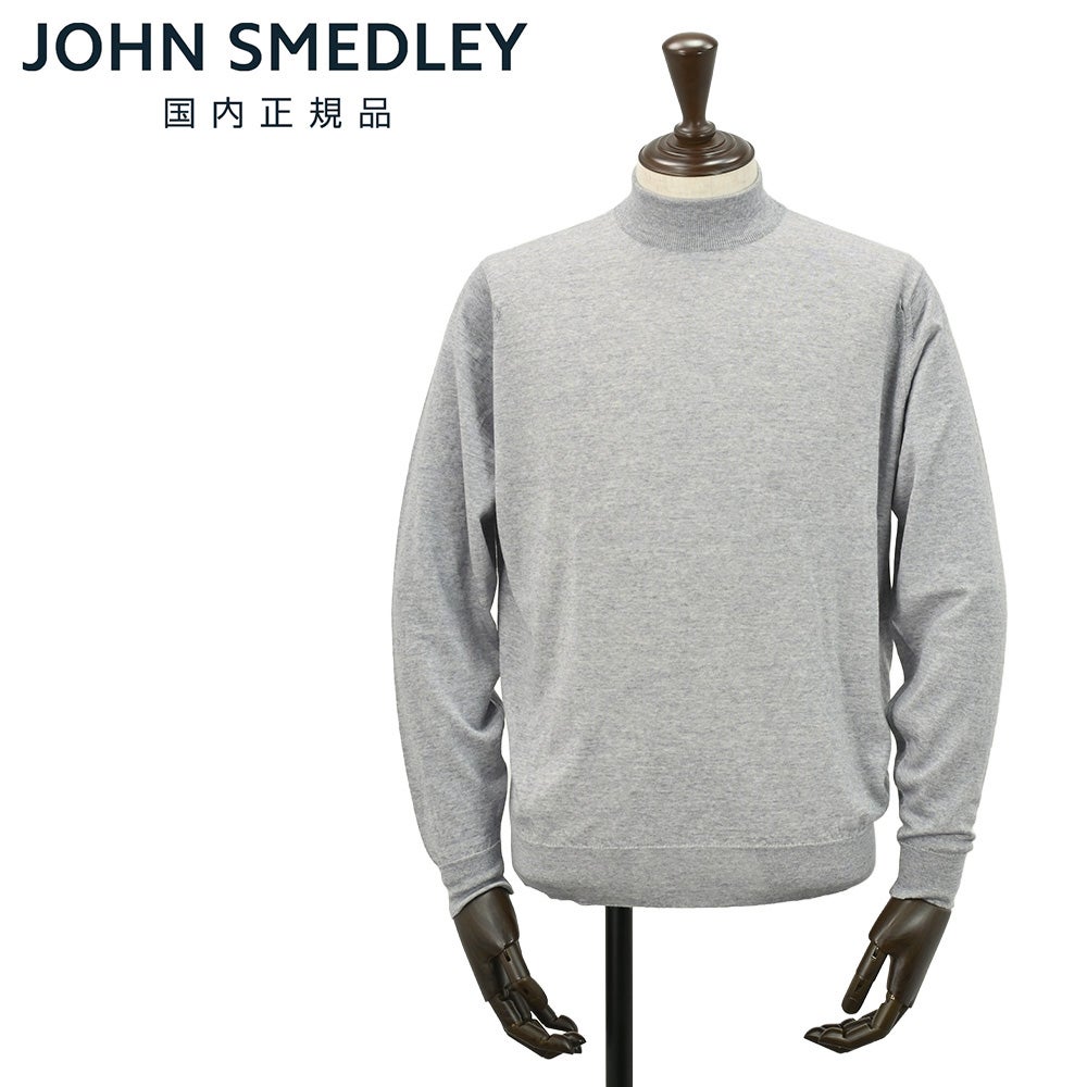 ジョンスメドレー JOHN SMEDLEY モックネックニット メンズ 長袖